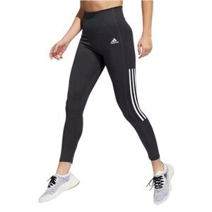 Brand New Adidas Stripes Leggings Black Size Small